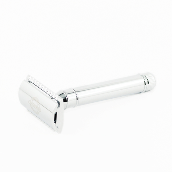 OT – RASOIO SICUREZZA CROMATO + 1 PACK LAME INCLUSO